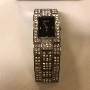 D&G Dolce and Gabbana crystal watch